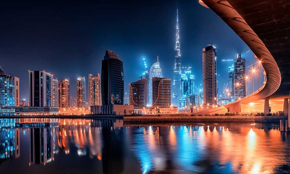 Dubai city.
